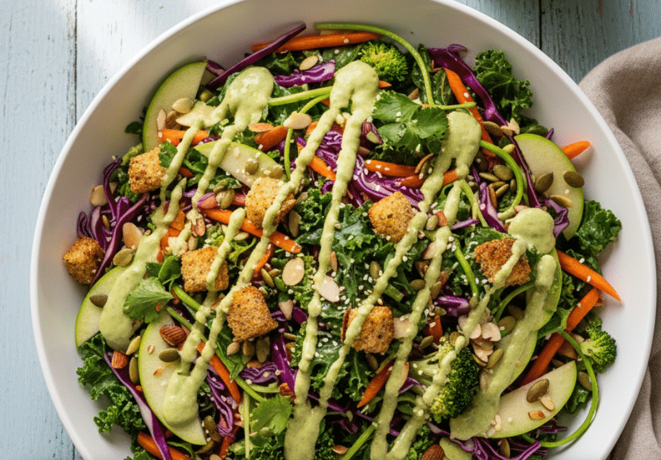 Crunchy Detox Salad: The Ultimate Green Power Bowl for a Healthy Refresh and Clean Eating 1 pinterest pin crunchy detox salad e1764259587449